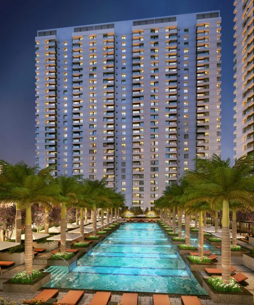 Swimming Pool Evening View